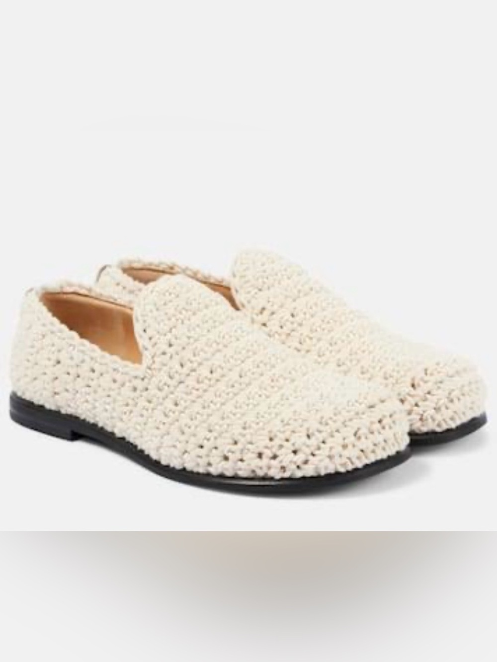 JW Anderson Crochet Loafers